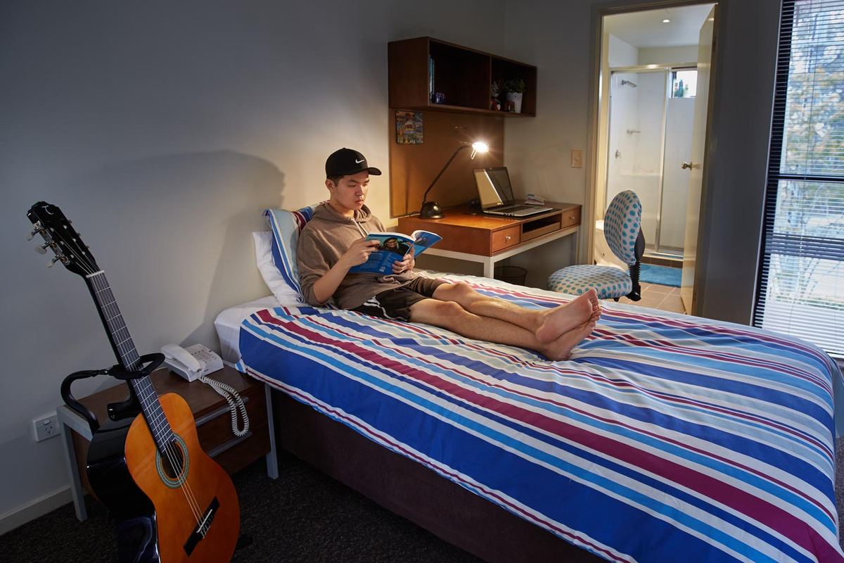 Furnished ensuite bedroom